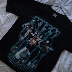 Vintage Men's Kiss 73 - 00 Farewell Tour T-shirt Size M